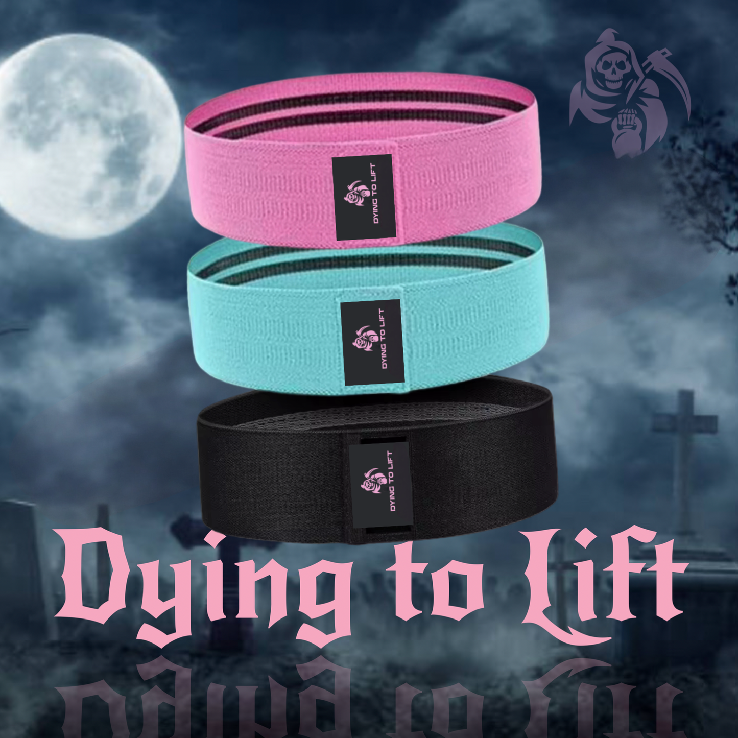 Dying to LIft Hip Bands 3-Pack