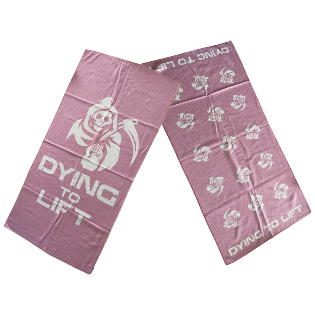 Dying to Lift Womens Double Sided Gym Towel