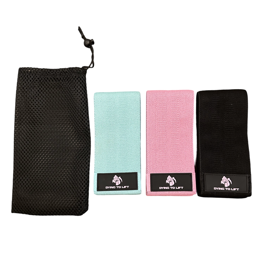 Dying to LIft Hip Bands 3-Pack