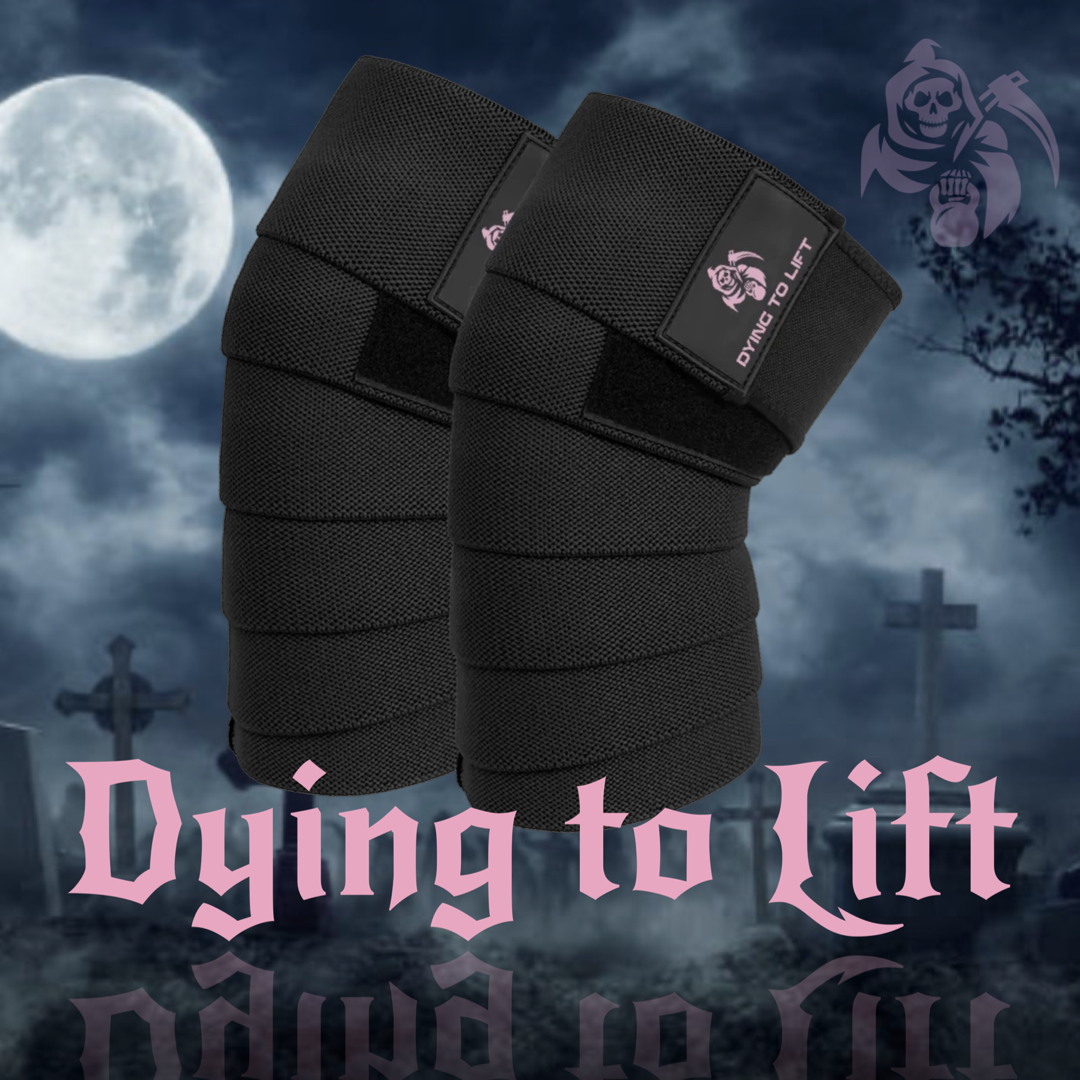 Dying to Lift Womens Knee Straps
