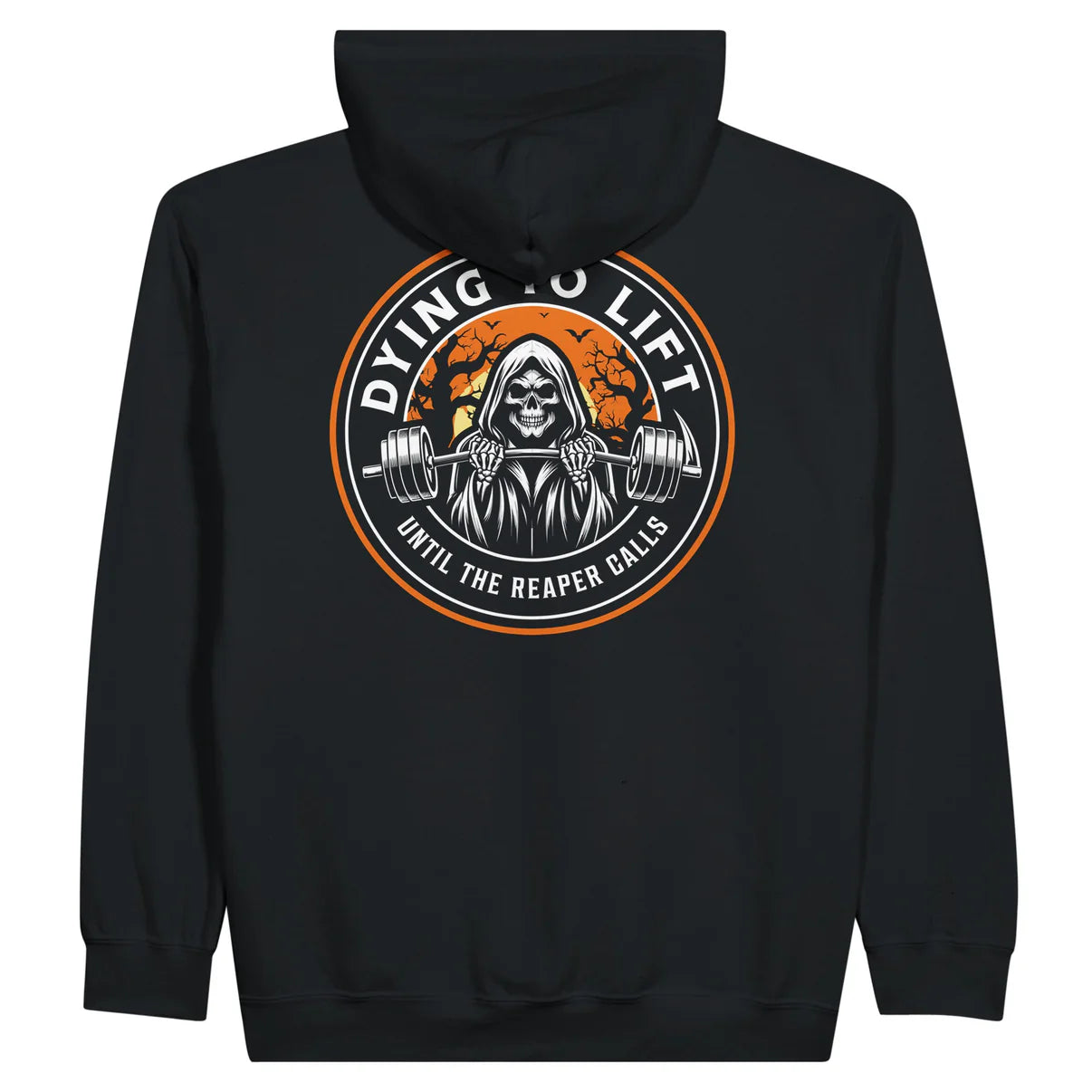 Dying to Lift "Until the Reaper Calls" Womens Zip Up Hoodie