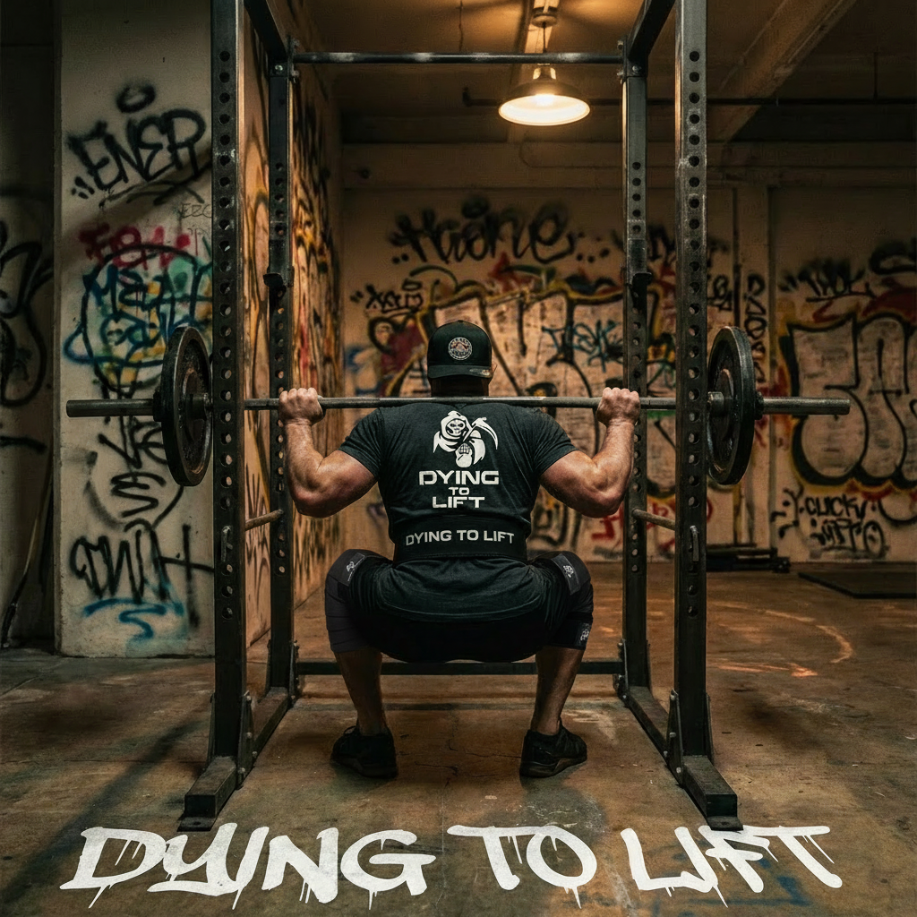 Dying to Lift Mens Knee Straps